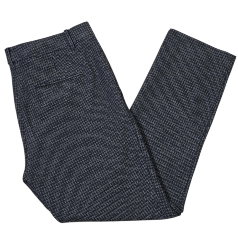 Ann Taylor Black & Gray Houndstooth Ankle Pant